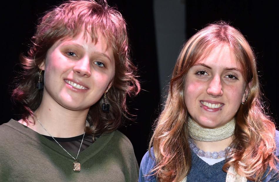 Jessica Hughes and Ella Kalmakoff. PHOTOS: PETER MCINTOSH