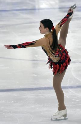 Maddisyn Booth, 15, of Dunedin, strikes a pose.