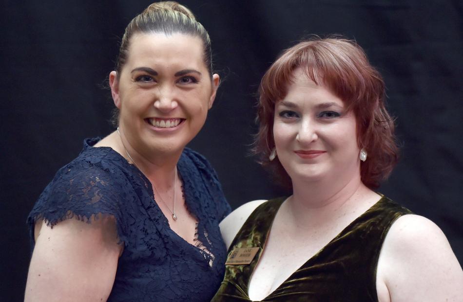 Geri Marshall, of Christchurch, and Jane Booth, of Dunedin.