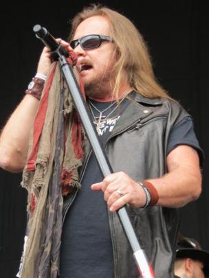 Lynyrd Skynyrd lead singer Johnny Van Zant.