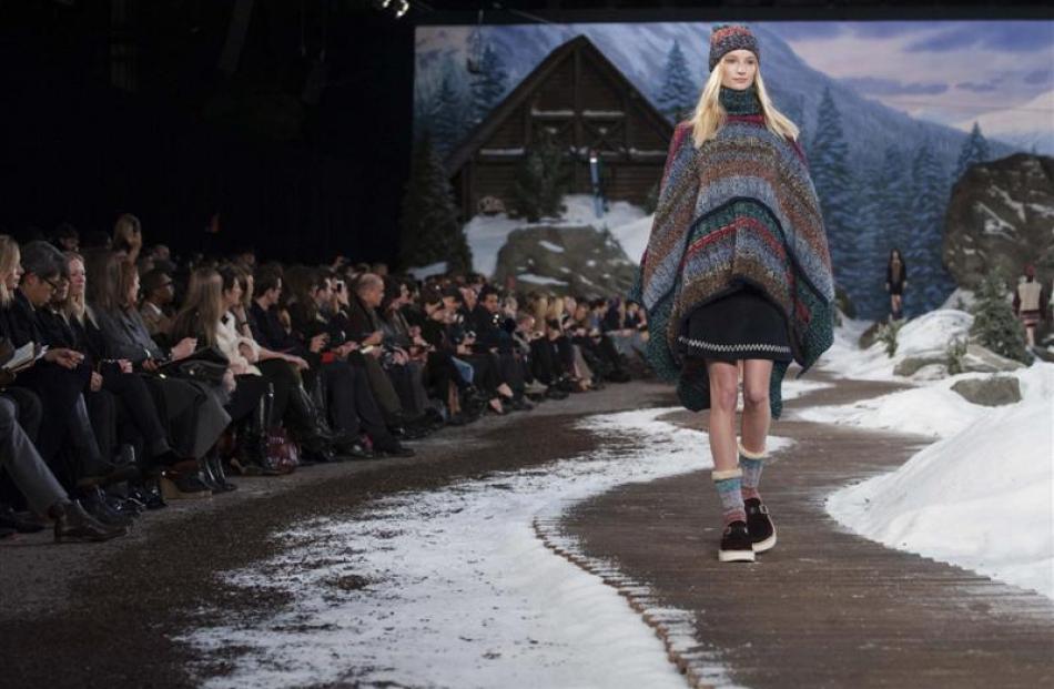 Models show designs by Tommy Hilfiger and DKNY at New York Fashion Week earlier this month.
