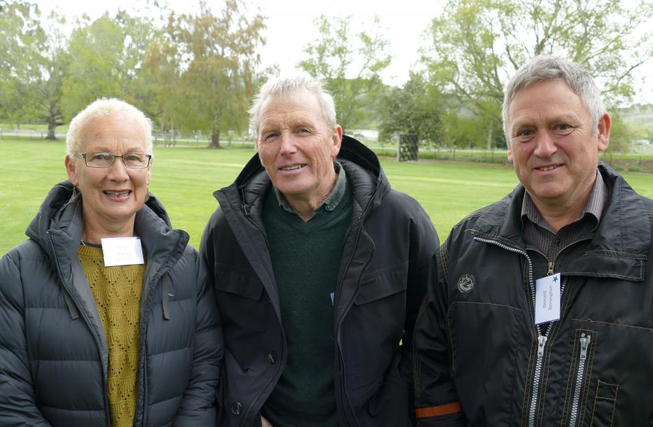 Beryl Aubrey, of Warrington, Garry McCorkindale, of Waitahuna, and Donald Benington, of Mosgiel.