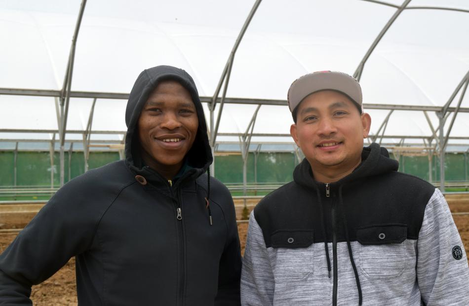 Prince Shabalala and Christiaan Benosa, both of Kaiwera. PHOTOS: SHAWN MCAVINUE