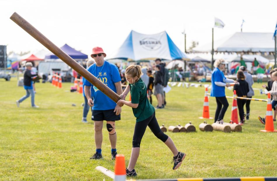 Isla Rose competing in the Harraways Junior Warriors under Marty Gameson's instruction. Photo:...