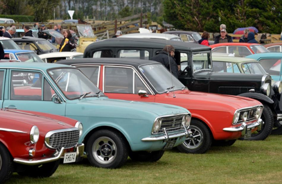 The concours of British cars.