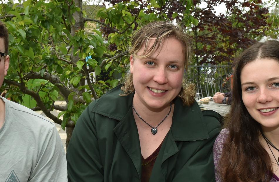 Shaun Prinsloo, Jina Seyb and Sarah Gregan, all of Dunedin