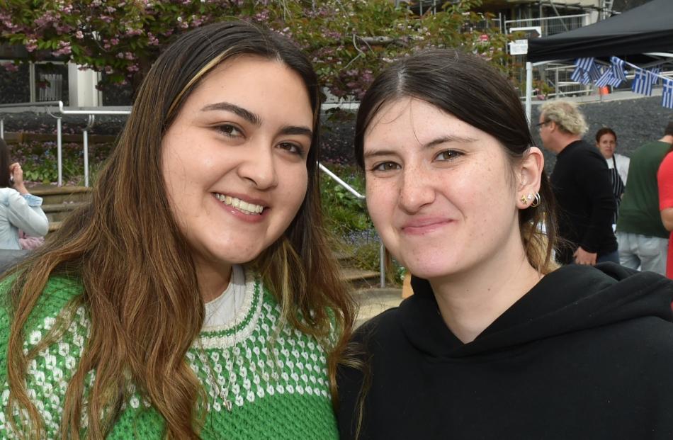 Coni Silva and Jaya Aarts, both of Dunedin
