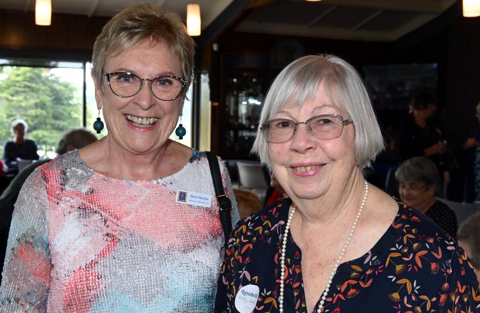 Beryl Neutze and Kathy Petrie, both of Dunedin. PHOTOS: LINDA ROBERTSON