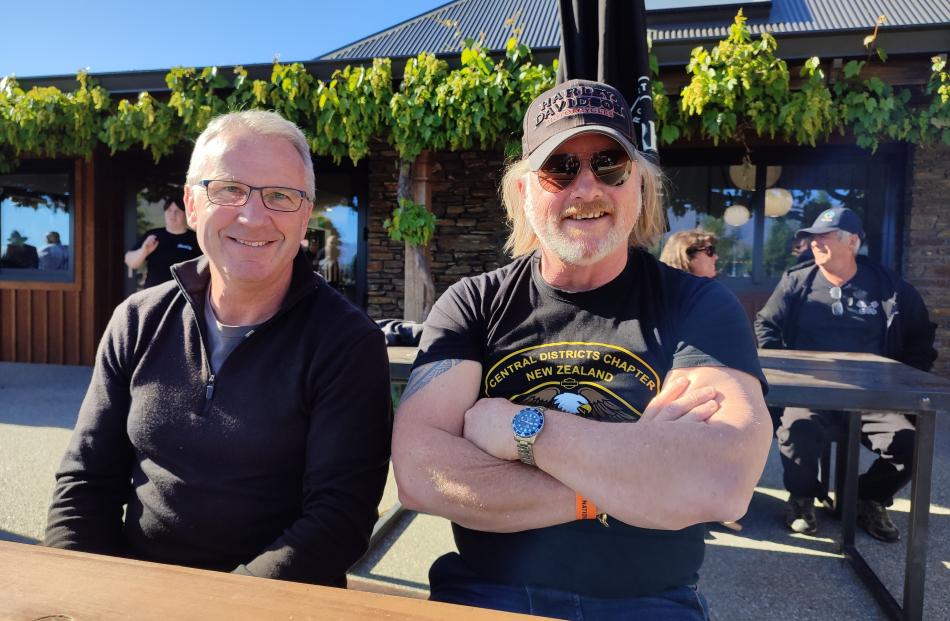 Ian Carrick, of Invercargill, and Paul Clout, of New Plymouth.
