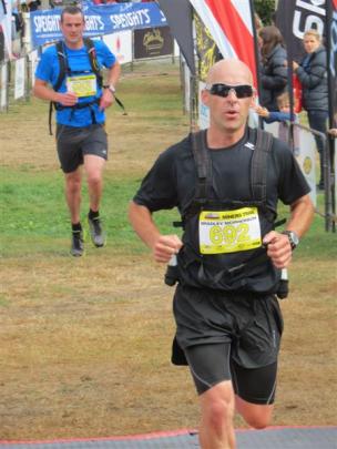Invercargill's Bradley McPherson, with Daniel Young, of Dunedin, not far behind.