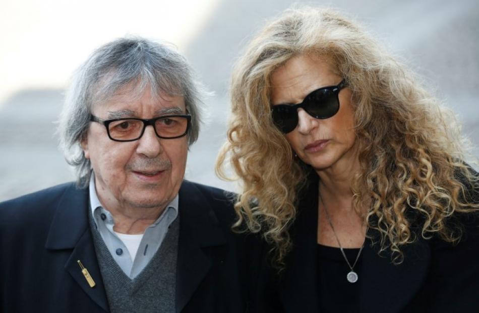 Former Rolling Stone Bill Wyman and his wife, Suzanne Accosta.