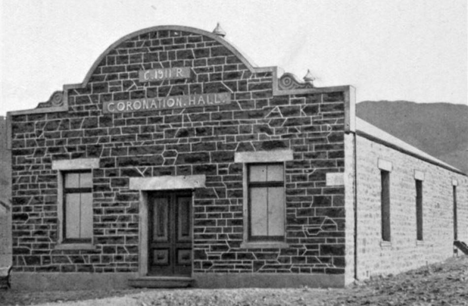 The Coronation Hall in Bannockburn in 1911.