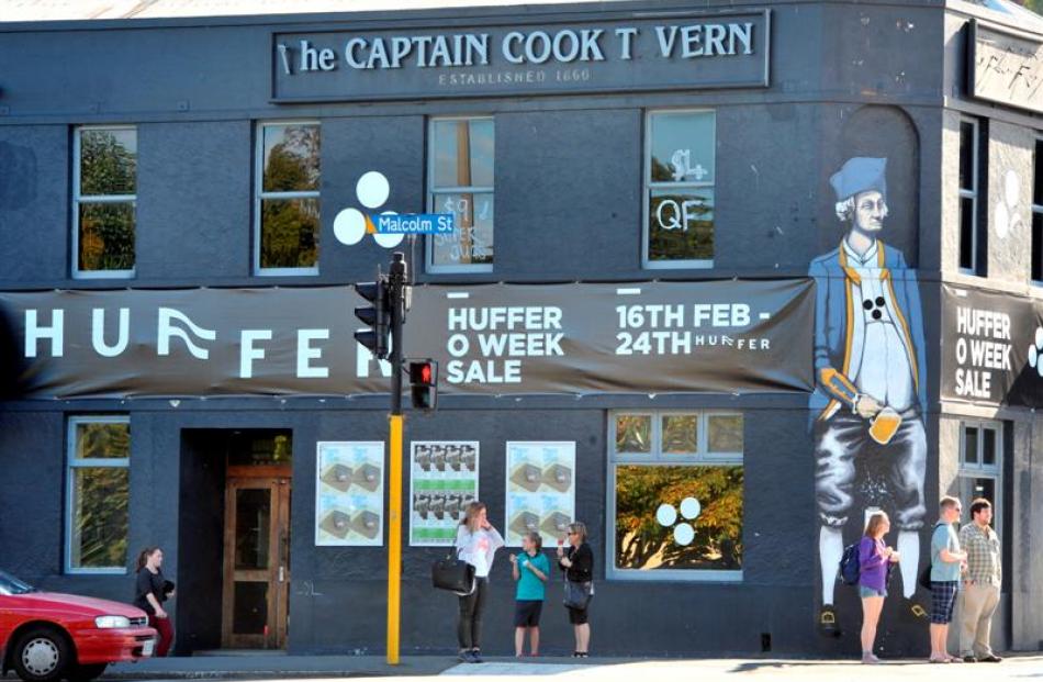 The Captain Cook Tavern in North Dunedin, this week. Photo by Craig Baxter.