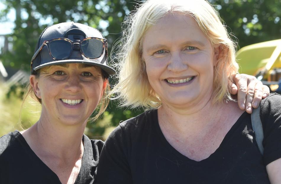 Alice Scott, of Middlemarch, and Tricia Harvie, of Macraes Flat.