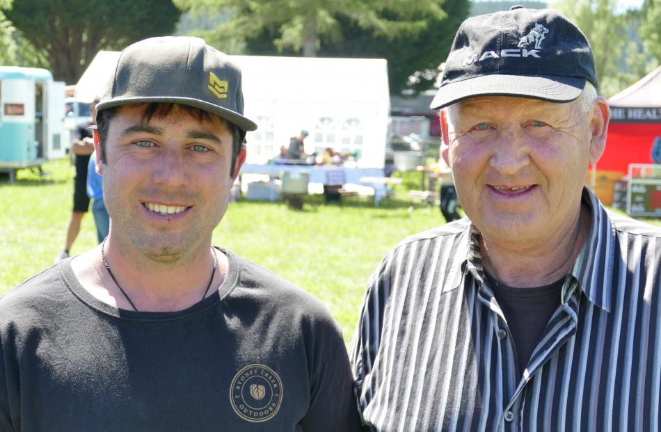 Brandon Clarke, of Lawrence, and Stewart Homer, of Waitahuna.