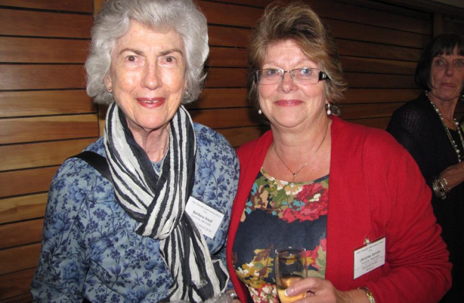 Barbara Rindt of Victoria, Australia, and Christine Stevens of Melbourne, Australia.