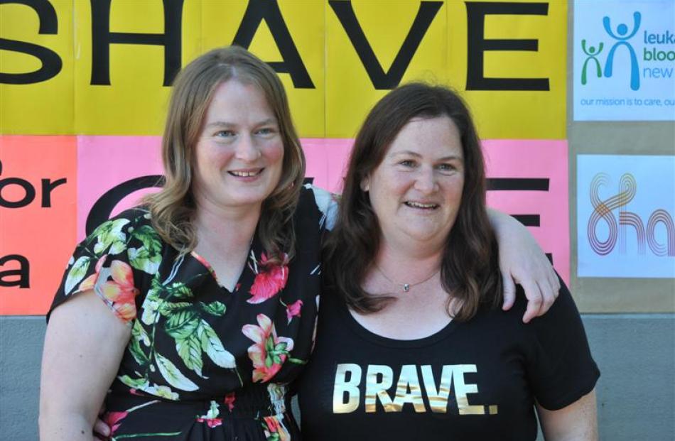 Janine Neill (in floral top) and Justine Farquhar, of the University of Otago department of...