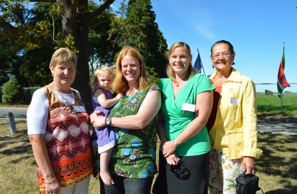 Wynette McLachlan of Popotunoa, Tamara Smales (2) and Geli Landerer of Popotunoa, Liz Simmonds of...