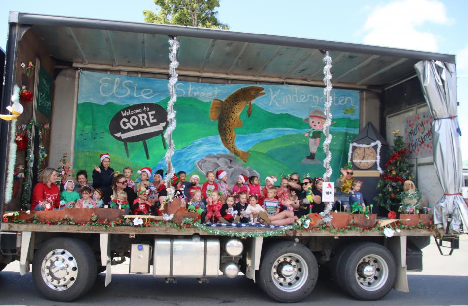 Elsie Street Kindergarten staff and pupils won the Jingle Bell Award for the best educational...