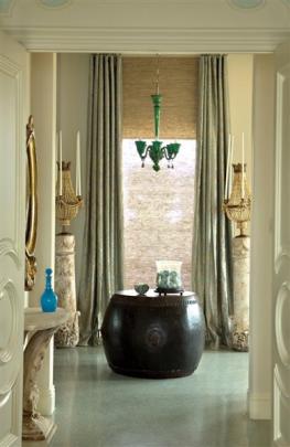 To make windows appear larger than they are, hang draperies as high on a wall as possible.