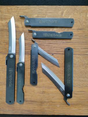 Higonokami, hand forged pocketknife $35-$45