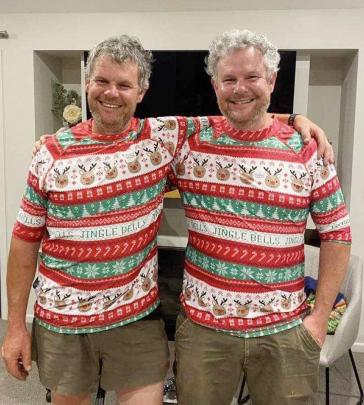Alan and Barrie Small enjoy an early Christmas family celebration. PHOTO: TRICIA MCKNIGHT