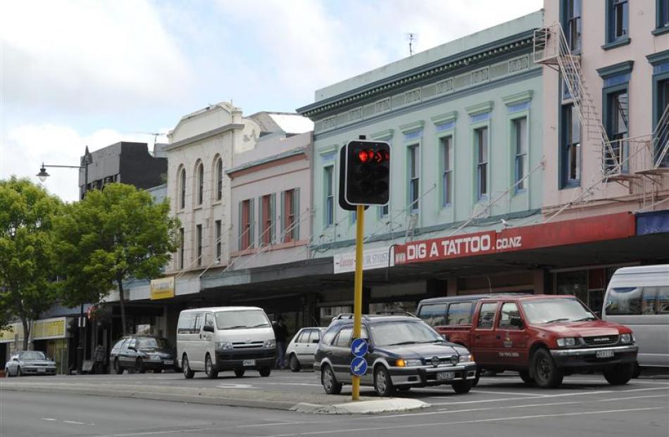 The buildings earmarked for demolition. Photo by Linda Robertson.