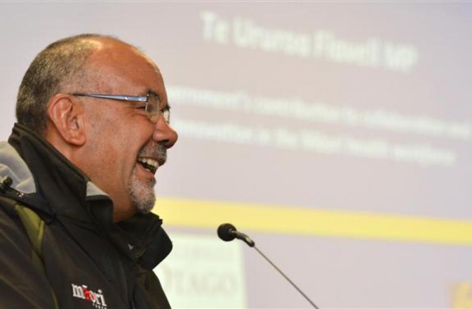 Maori Party MP Te Ururoa Flavell discusses the challenges facing Maori health at ''The Otago Hui...