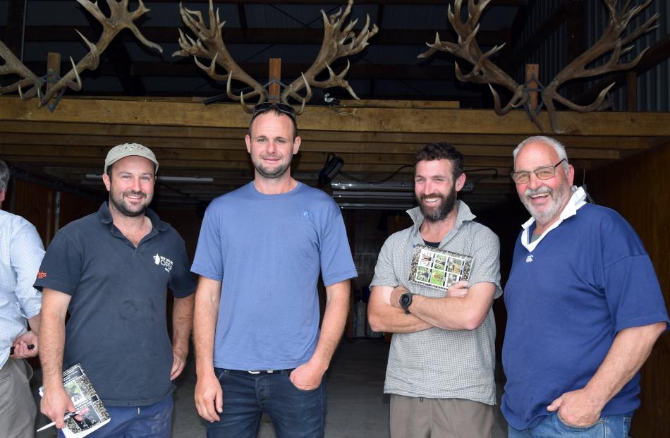 Henry Pearse, of Pleasant Point, Josh Gill of Tuatapere, Cam Nelson and Wally Nelson, of Winton.
