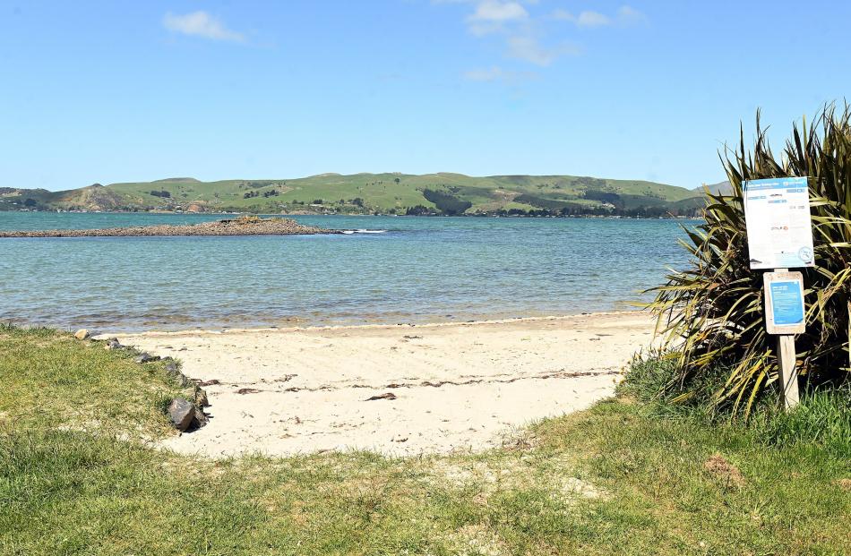 Te Ngaru sits on the edge of Otago Harbour.