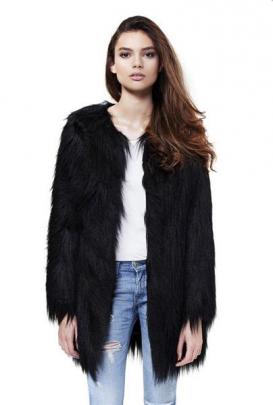 Wonderlust faux fur coat from Unreal Fur at Bellebird.