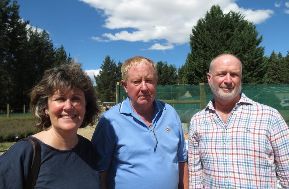 Ainslie Anderson, of Dunedin, Peter Hore, of Wedderburn, and Jeremy Anderson, of Hills Creek.