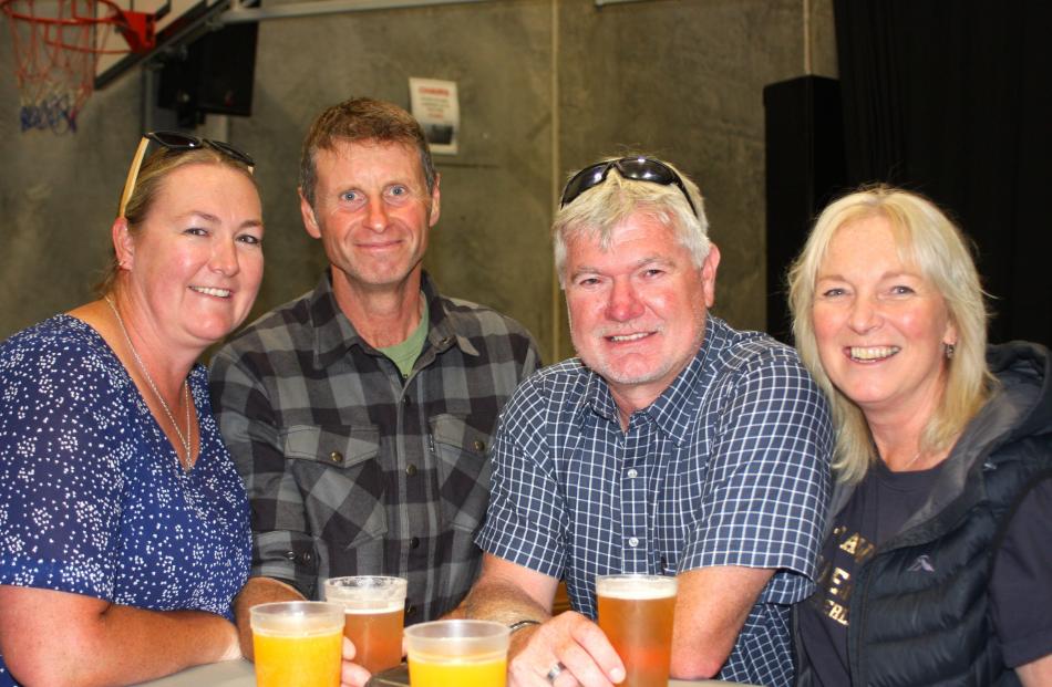 Tash Milne, Brook Henderson, Steve Milne and Kerry Henderson, all of Winton. PHOTOS: TONI MCDONALD