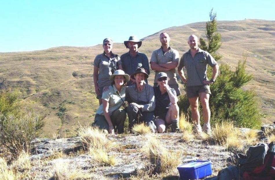 The group involved in the collection of 85 endangered skinks from near Wanaka in February are ...