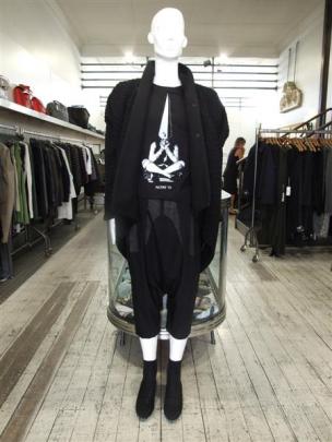 Mountain Kite jacket and Swing pants from Rick Owebs are teamed with a Nom*D Sitting Dunce T...