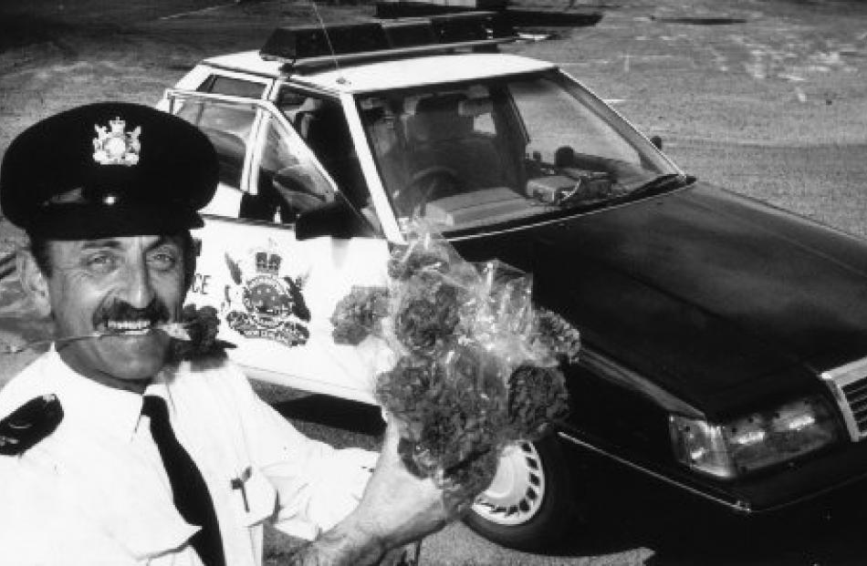 Traffic officer Mal Parker in 1991.