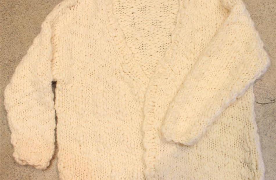 Lonely Hearts cardigan, available at Belle Bird Boutique: $345...