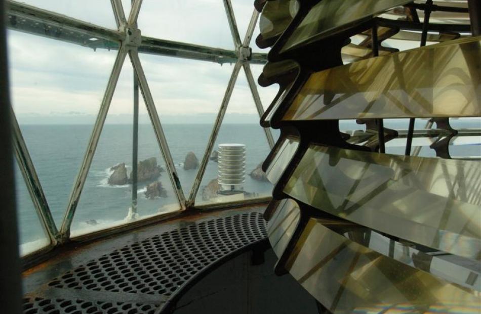 The Nugget Point lighthouse near Balclutha. Photo by Gerard O'Brien.