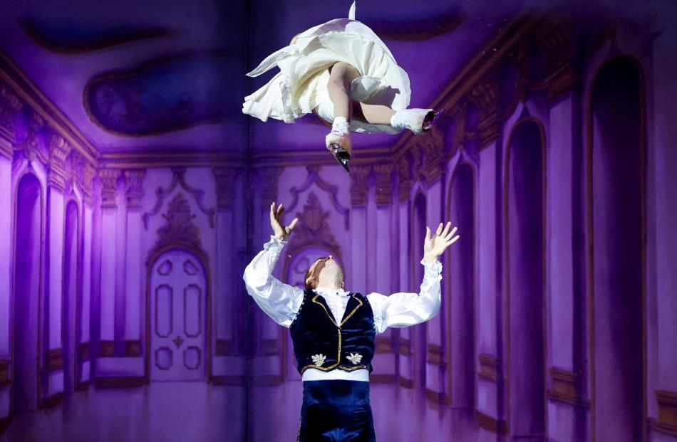 Belarusian figure skater Hanna Abrazhevich and Canadian former Olympic medallist and world...