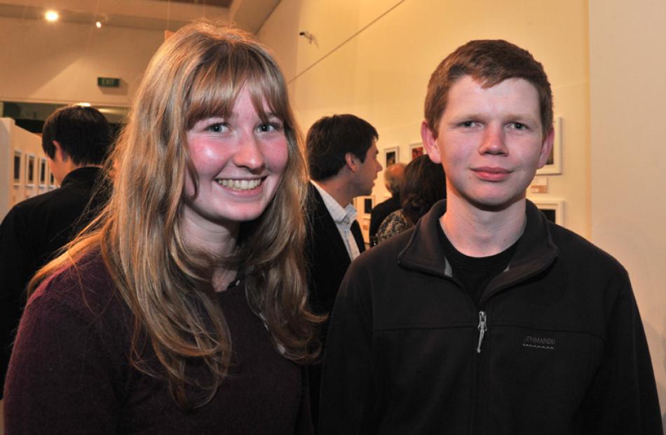 Tegan Nicholson and Logan Mortimer, both of Dunedin.