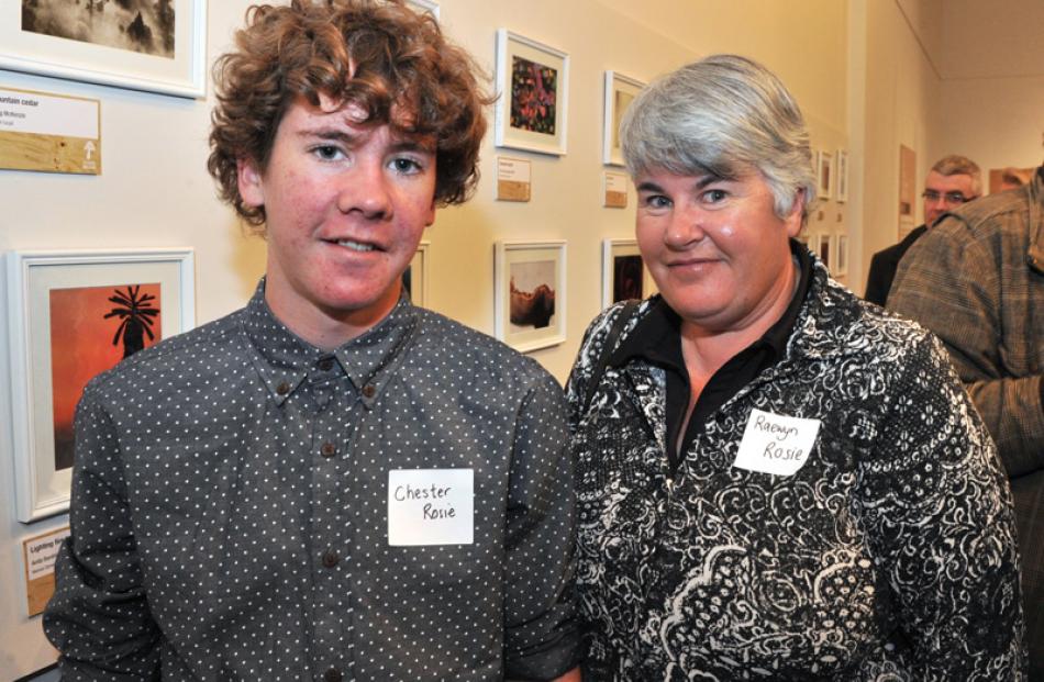 Chester Rosie (13) and his mother, Raewyn Rosie, of Queenstown.