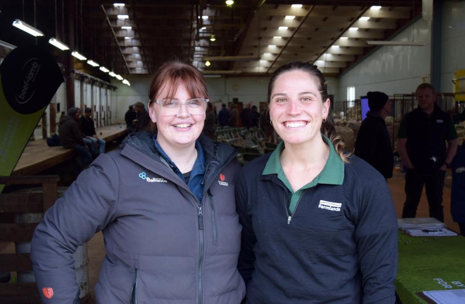 Jess Mackay and Emma Stevenson, both of Gore. PHOTOS: SHAWN MACAVINUE