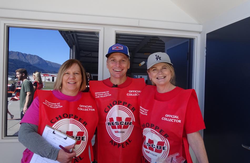 Kerrie Bailey, of Queenstown, Fred Percasky, of Arrowtown, and Lynn Manson, of Cromwell. PHOTOS:...