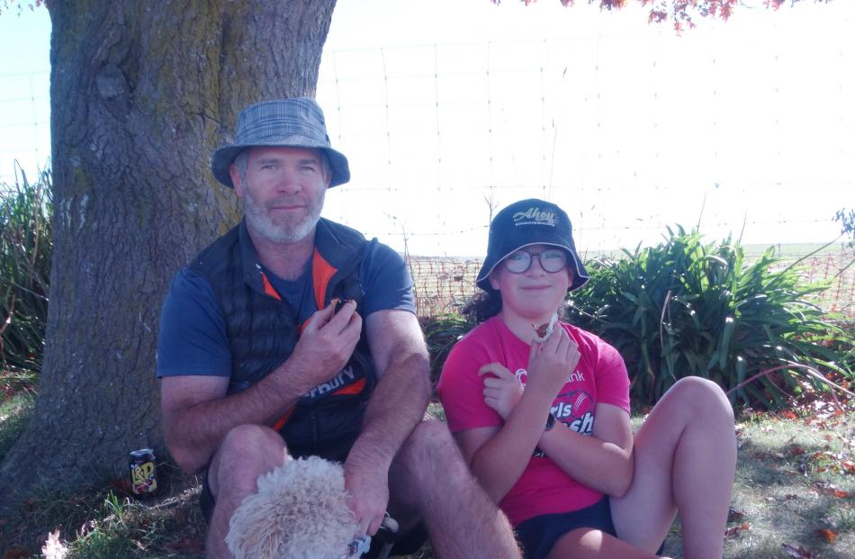 Callum and Lucy, 12, Hoy.