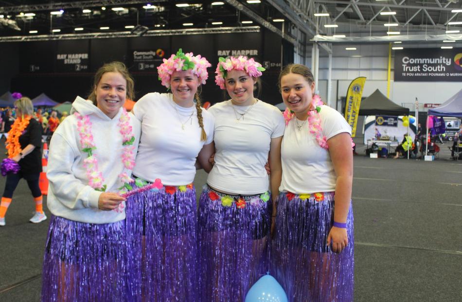 Charlotte Klein, Taylor Dawson, Cerys Smith, and Billie-Jo Crooks, all 16, of Invercargill.