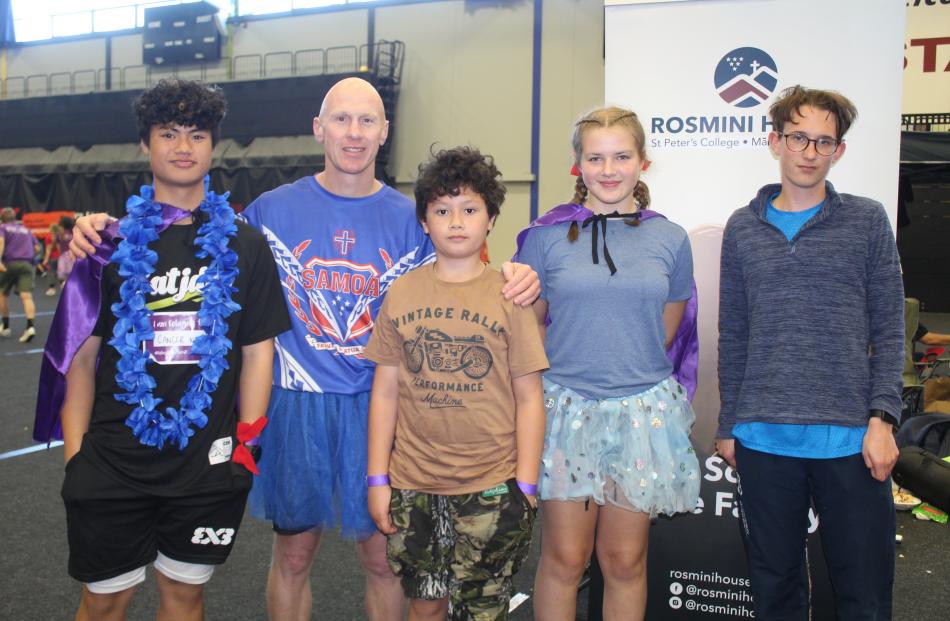 Chikit Yang, 16, of St Peter’s College, Zane Langford, of Rosmini House, and Levi Langford, 11,...