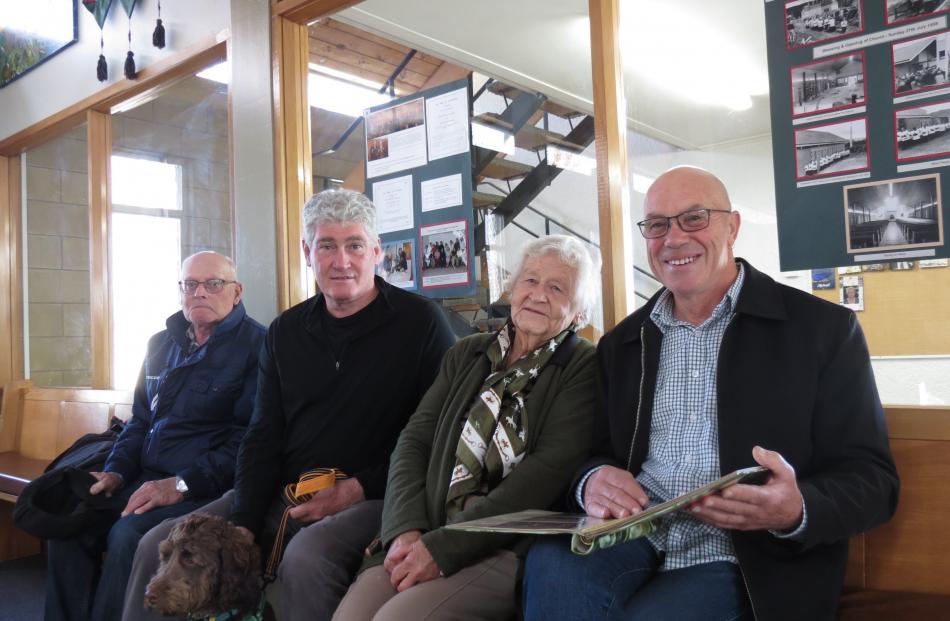 Steven Tohill, of Earnscleugh, the Rev Brendan Ward, of Alexandra, Billie Tohill, of Earnscleugh,...