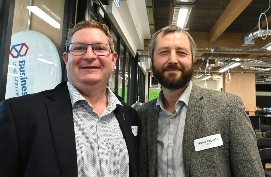 Dan Taylor, of Hawke’s Bay, and Michail Karpenko, of Auckland. PHOTOS: LINDA ROBERTSON