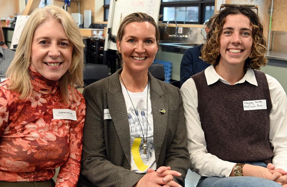 Catherine Lye, of Auckland, and Sarah Ramsay and Hayley Smith, both of Dunedin.