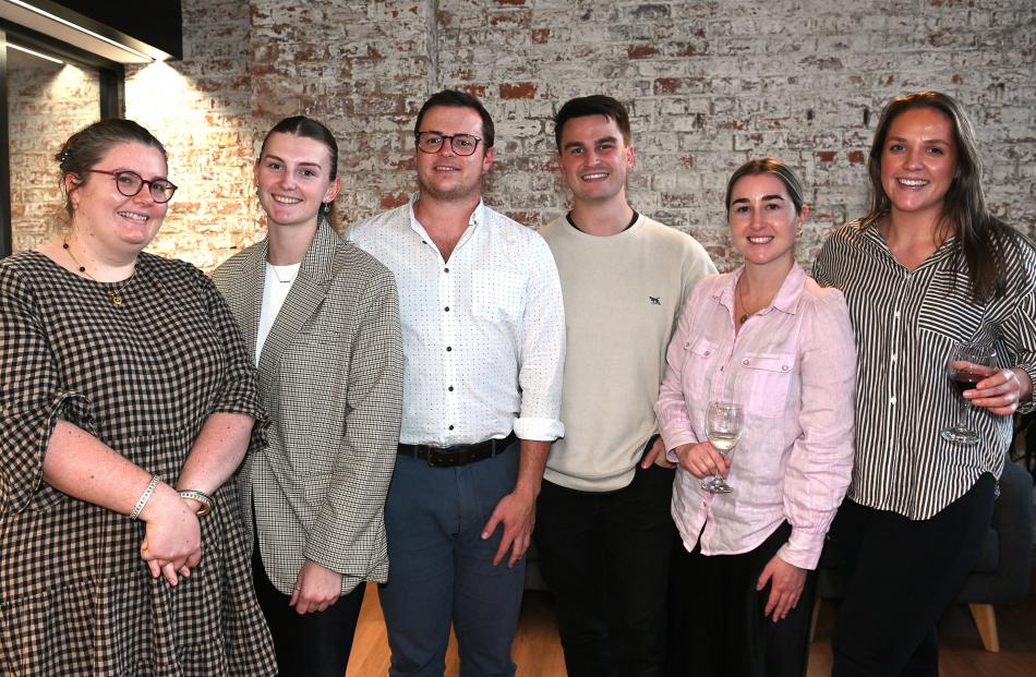 Tara Lee, Amber Hope, Sam Christensen, Tom Chin, Simone Reid and Karen McNeilly, all of Dunedin.